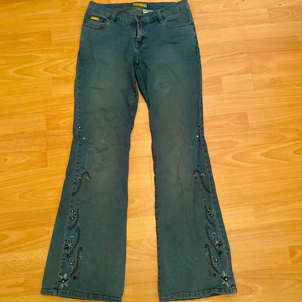 Gasoline wide leg jeans